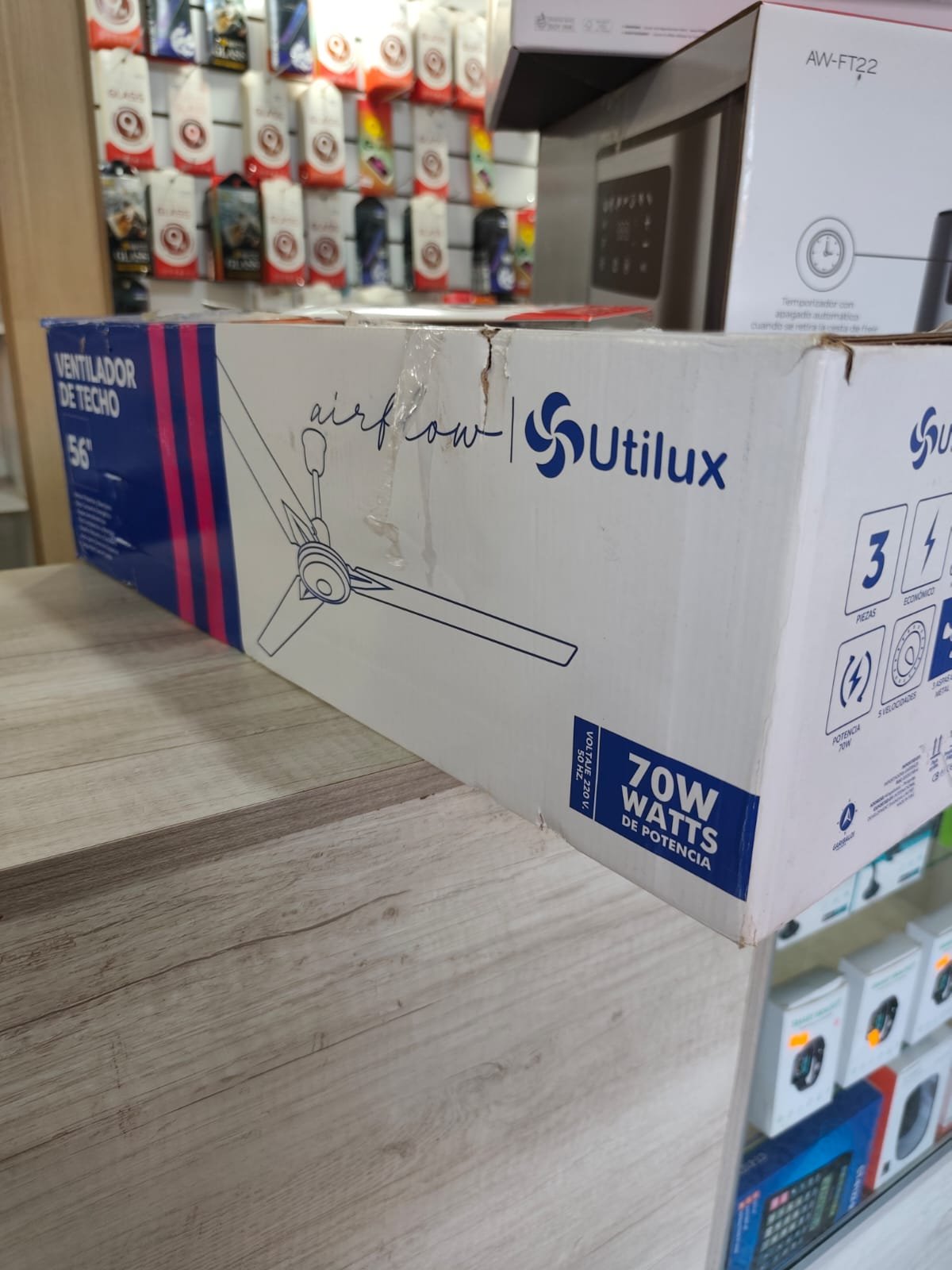 Ventilador de Techo Utilux 70W